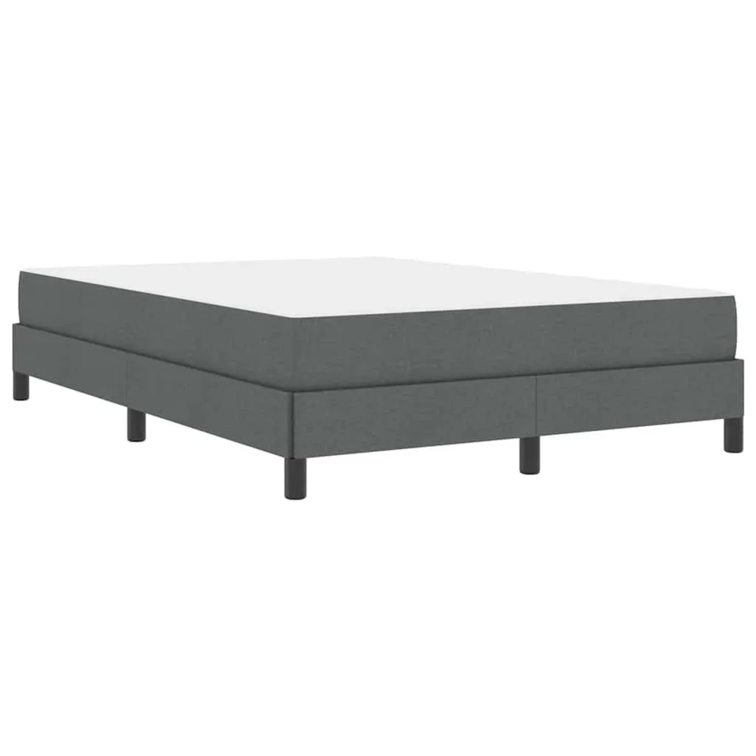 vidaXL Boxspringbett mit Matratze Dunkelgrau 140 x 200 cm Stoff 3398494 vidaXL Boxspringbett mit Matratze Dunkelgrau 140 x 200 cm Stoff 3398494 von VIDAXL