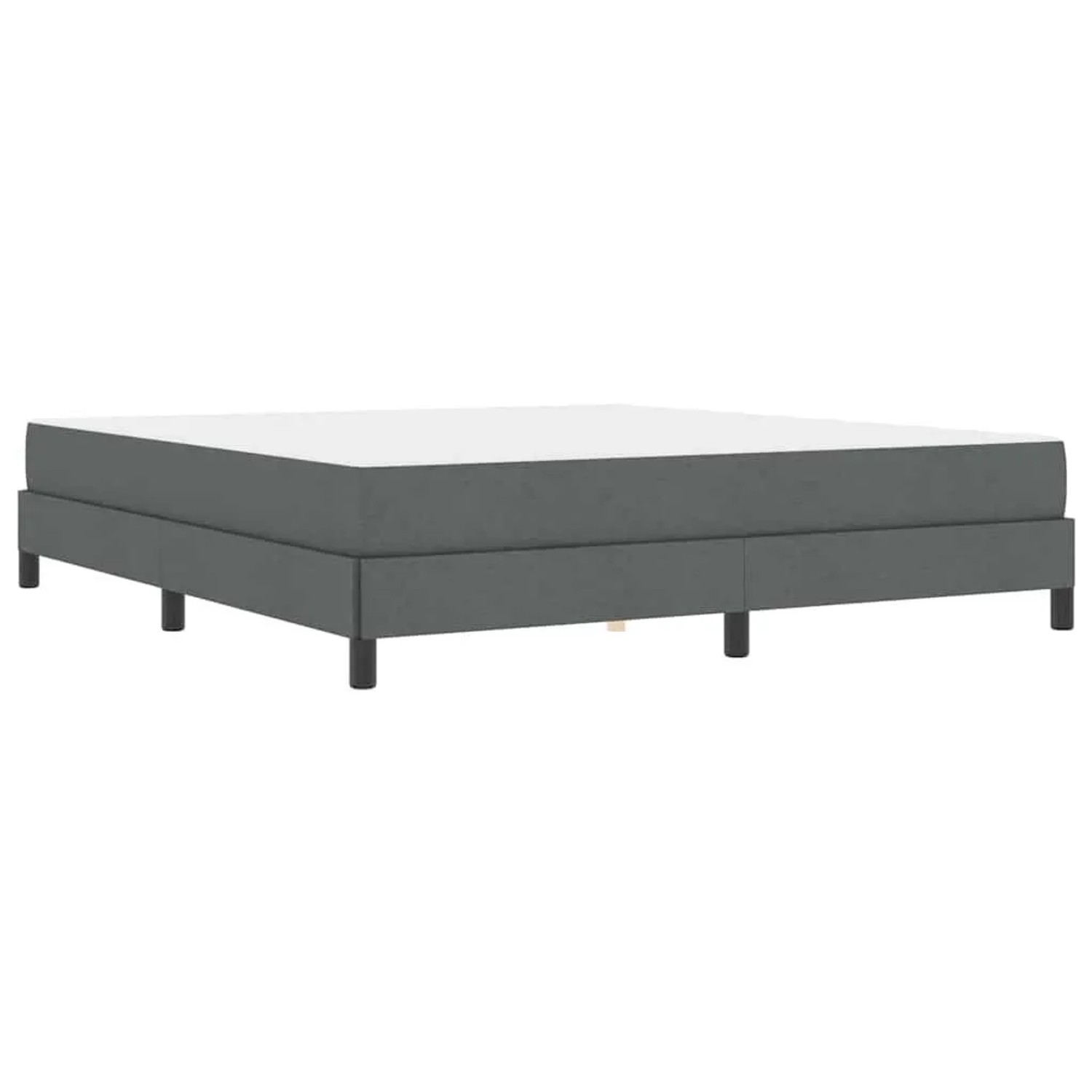 vidaXL Boxspringbett mit Matratze Dunkelgrau 180 x 200 cm Stoff 3398508 vidaXL Boxspringbett mit Matratze Dunkelgrau 180 x 200 cm Stoff 3398508 von VIDAXL