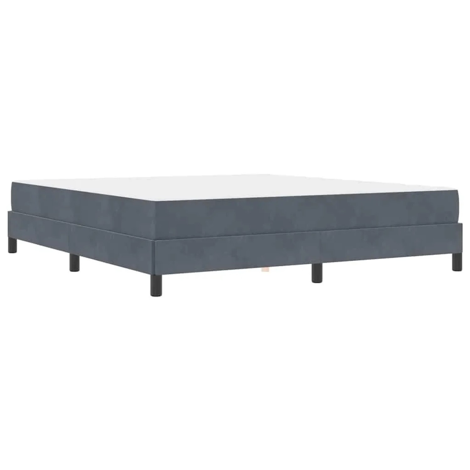 vidaXL Boxspringbett mit Matratze Dunkelgrau 180 x 200 cm Stoff 3398708 vidaXL Boxspringbett mit Matratze Dunkelgrau 180 x 200 cm Stoff 3398708 von VIDAXL