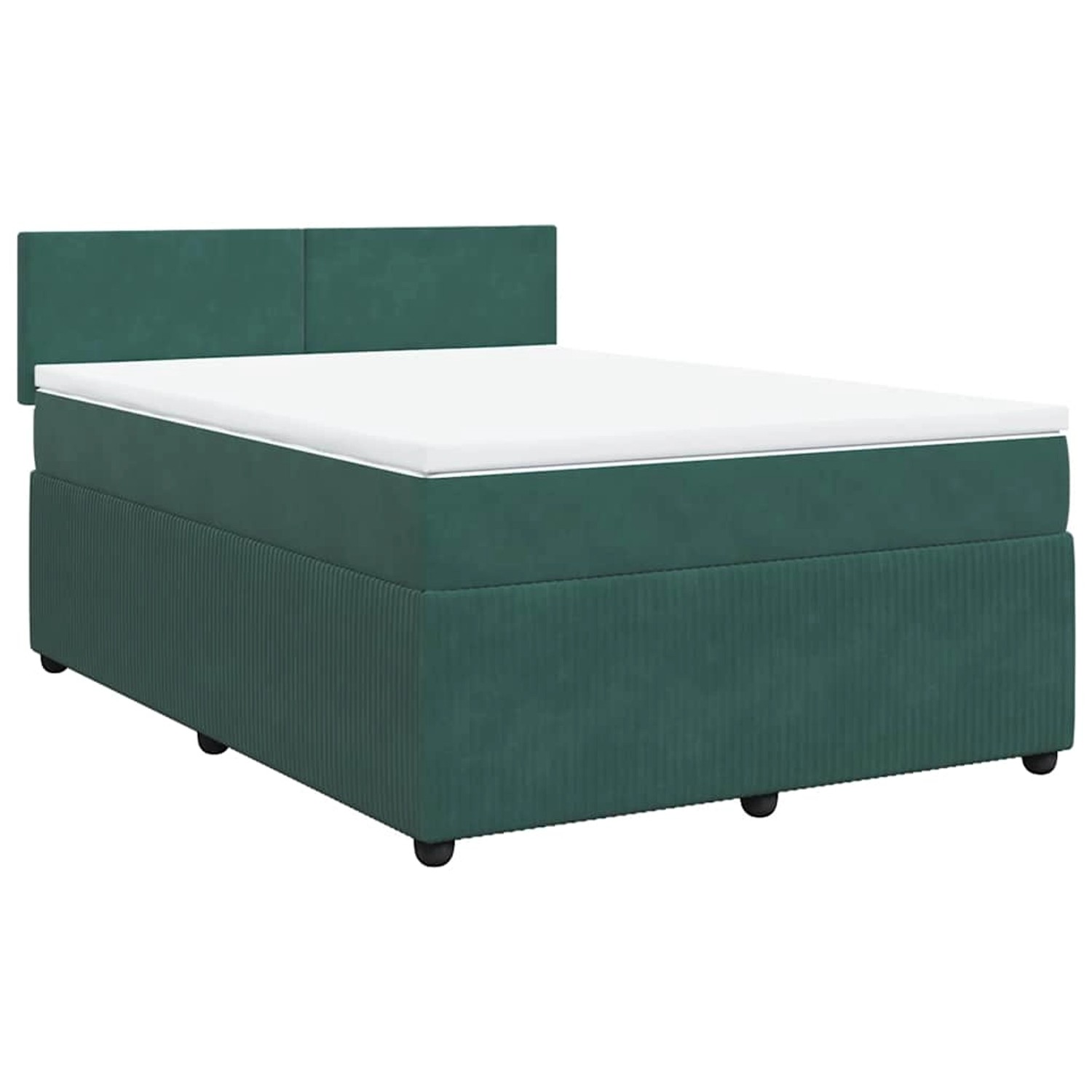 vidaXL Boxspringbett mit Matratze Dunkelgrün 160x200 cm Samt 3287779 vidaXL Boxspringbett mit Matratze Dunkelgrün 160x200 cm Samt 3287779 von VIDAXL
