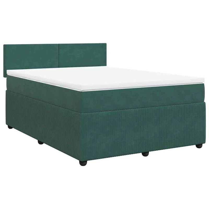 vidaXL Boxspringbett mit Matratze Dunkelgrün 160x200 cm Samt 3287779 vidaXL Boxspringbett mit Matratze Dunkelgrün 160x200 cm Samt 3287779 von VIDAXL
