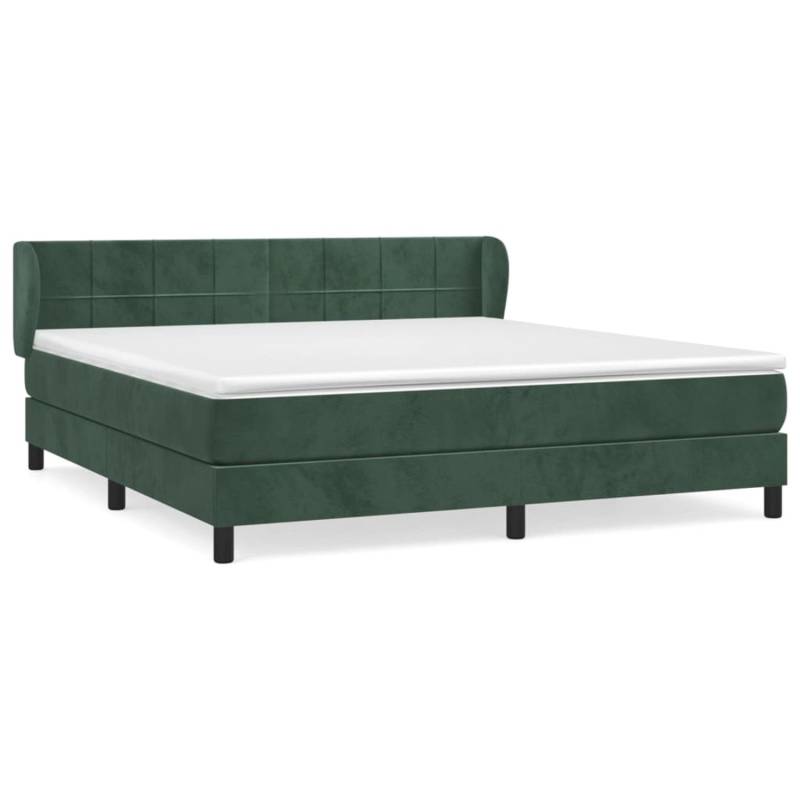 vidaXL Boxspringbett mit Matratze Dunkelgrün 180x200 cm Samt 3127508 vidaXL Boxspringbett mit Matratze Dunkelgrün 180x200 cm Samt 3127508 von VIDAXL
