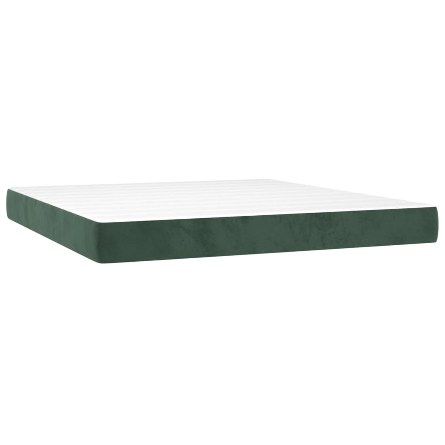 vidaXL Boxspringbett mit Matratze Dunkelgrün 180x200 cm Samt1537759 vidaXL Boxspringbett mit Matratze Dunkelgrün 180x200 cm Samt1537759 von VIDAXL