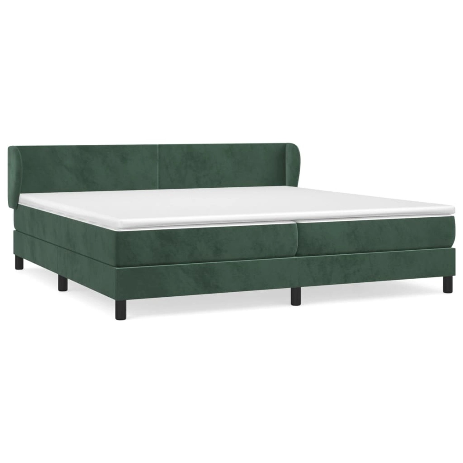 vidaXL Boxspringbett mit Matratze Dunkelgrün 200x200 cm Samt1372369 vidaXL Boxspringbett mit Matratze Dunkelgrün 200x200 cm Samt1372369 von VIDAXL