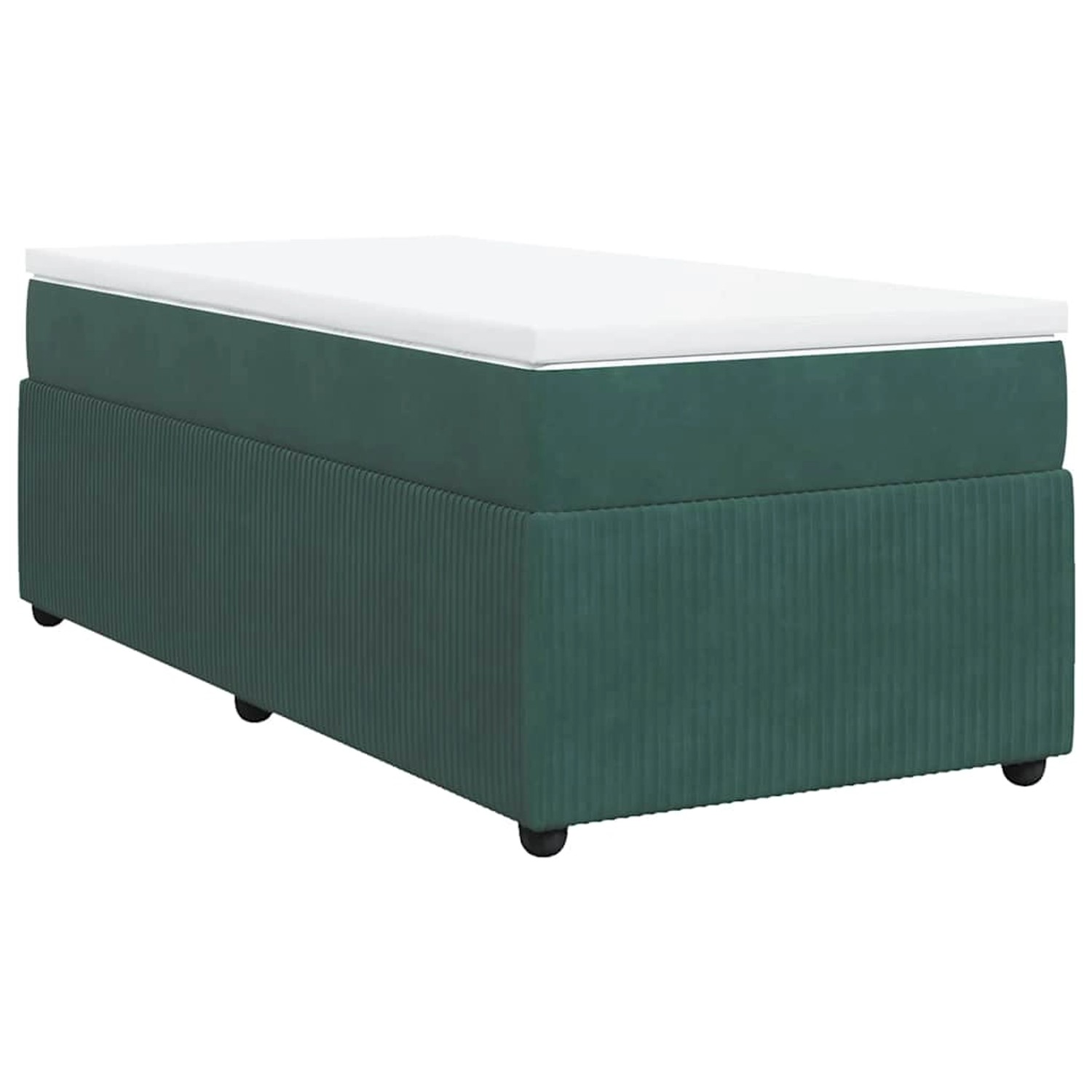 vidaXL Boxspringbett mit Matratze Dunkelgrün 80x200 cm Samt 3285605 vidaXL Boxspringbett mit Matratze Dunkelgrün 80x200 cm Samt 3285605 von VIDAXL