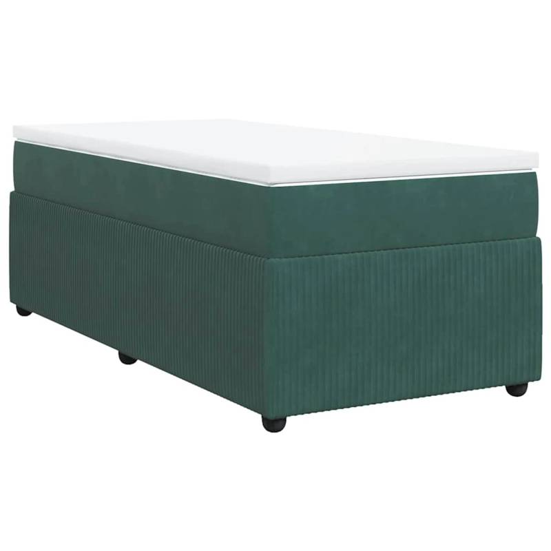 vidaXL Boxspringbett mit Matratze Dunkelgrün 80x200 cm Samt 3285605 vidaXL Boxspringbett mit Matratze Dunkelgrün 80x200 cm Samt 3285605 von VIDAXL