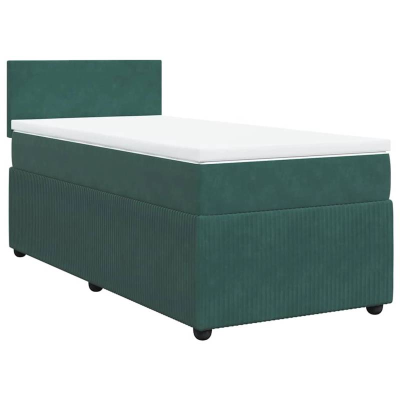 vidaXL Boxspringbett mit Matratze Dunkelgrün 90x200 cm Samt 3287635 vidaXL Boxspringbett mit Matratze Dunkelgrün 90x200 cm Samt 3287635 von VIDAXL