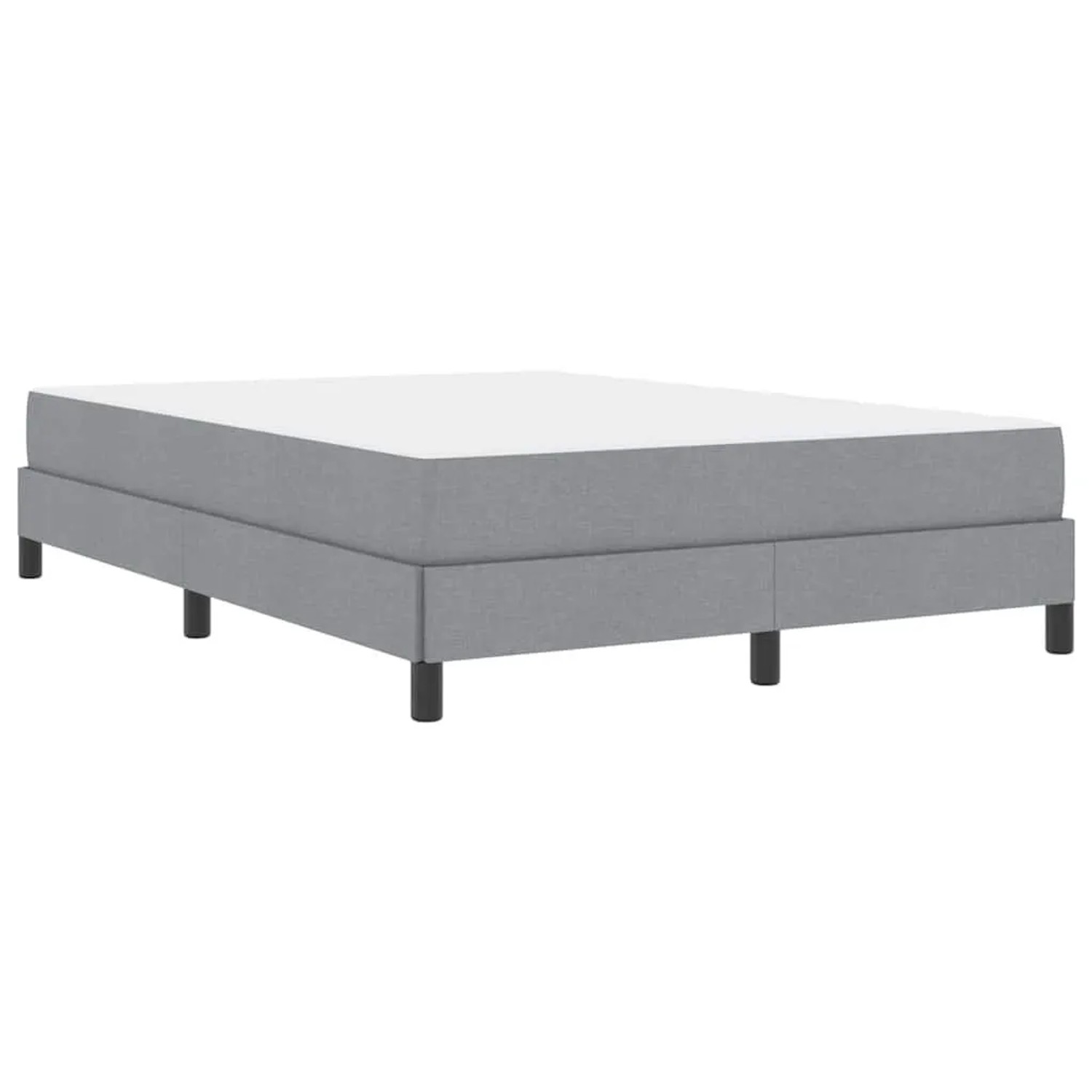 vidaXL Boxspringbett mit Matratze Hellgrau 140 x 200 cm Stoff 3398493 vidaXL Boxspringbett mit Matratze Hellgrau 140 x 200 cm Stoff 3398493 von VIDAXL