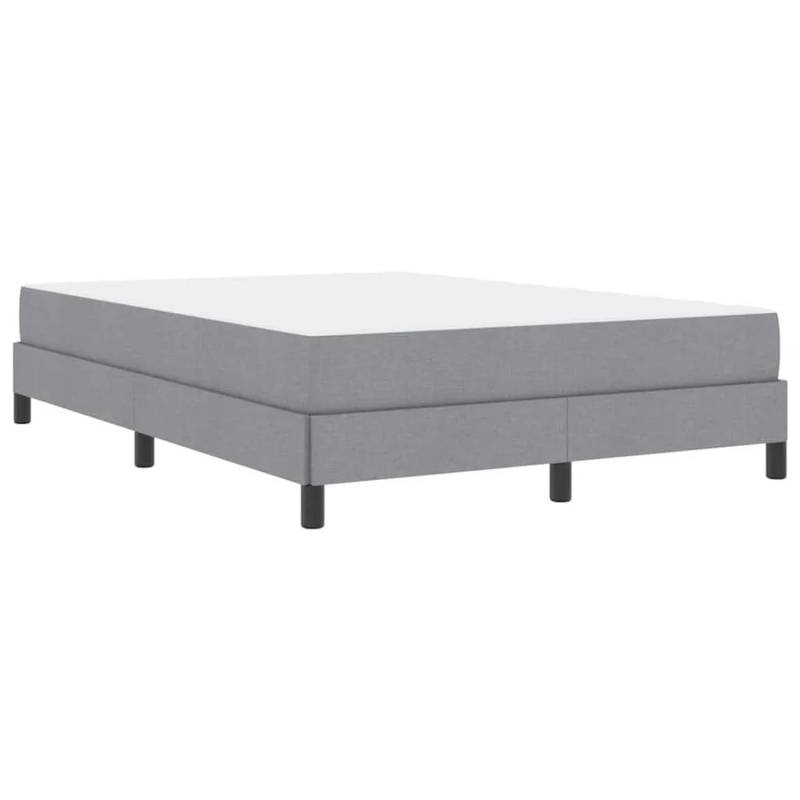 vidaXL Boxspringbett mit Matratze Hellgrau 140 x 200 cm Stoff 3398493 vidaXL Boxspringbett mit Matratze Hellgrau 140 x 200 cm Stoff 3398493 von VIDAXL