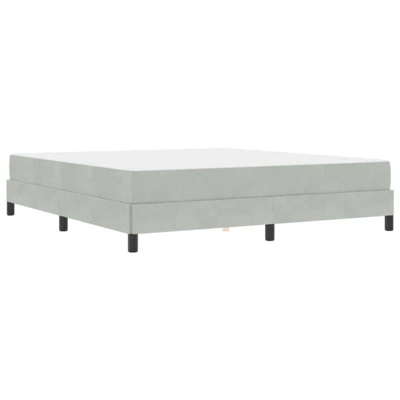 vidaXL Boxspringbett mit Matratze Hellgrau 180 x 200 cm Stoff 3398707 vidaXL Boxspringbett mit Matratze Hellgrau 180 x 200 cm Stoff 3398707 von VIDAXL