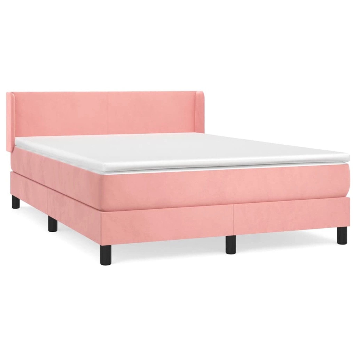 vidaXL Boxspringbett mit Matratze Rosa 140x200 cm Samt1378113 vidaXL Boxspringbett mit Matratze Rosa 140x200 cm Samt1378113 von VIDAXL