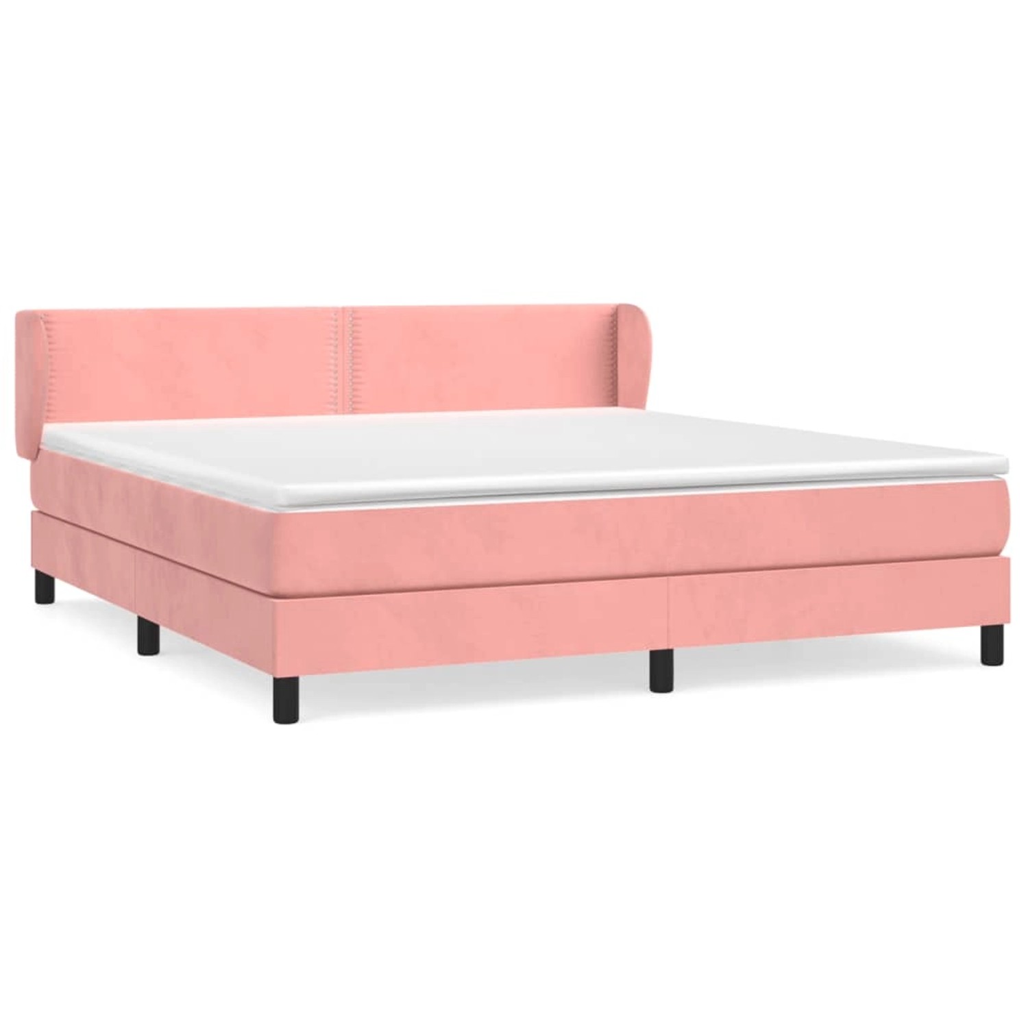 vidaXL Boxspringbett mit Matratze Rosa 180x200 cm Samt1372372 vidaXL Boxspringbett mit Matratze Rosa 180x200 cm Samt1372372 von VIDAXL