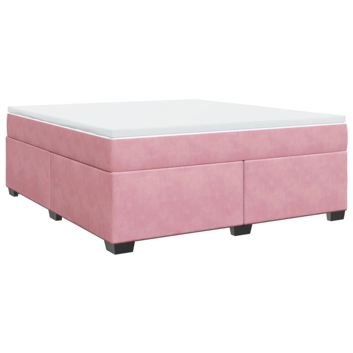 vidaXL Boxspringbett mit Matratze Rosa 180x200 cm Samt2097890 vidaXL Boxspringbett mit Matratze Rosa 180x200 cm Samt2097890 von VIDAXL