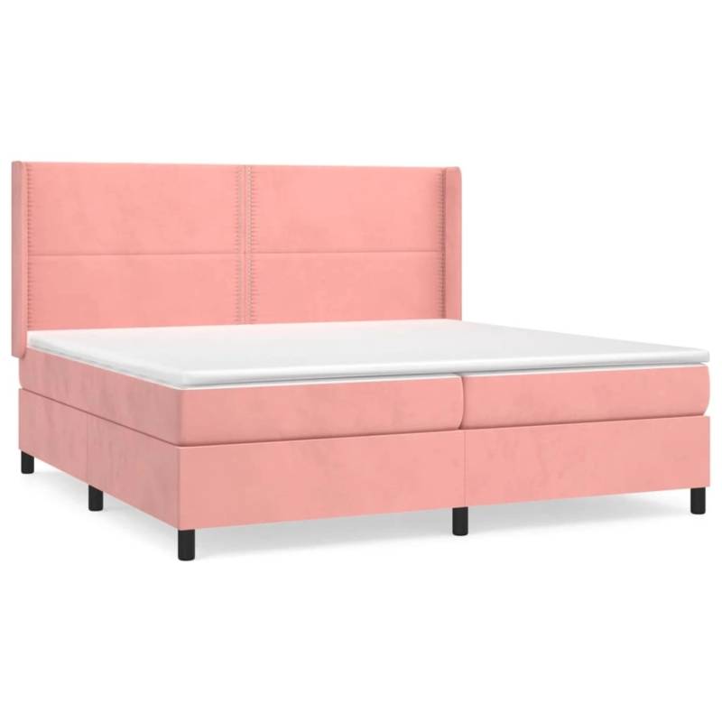vidaXL Boxspringbett mit Matratze Rosa 200x200 cm Samt 3132644 vidaXL Boxspringbett mit Matratze Rosa 200x200 cm Samt 3132644 von VIDAXL