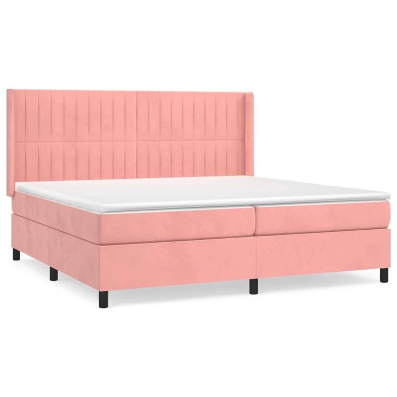 vidaXL Boxspringbett mit Matratze Rosa 200x200 cm Samt 3132824 vidaXL Boxspringbett mit Matratze Rosa 200x200 cm Samt 3132824 von VIDAXL