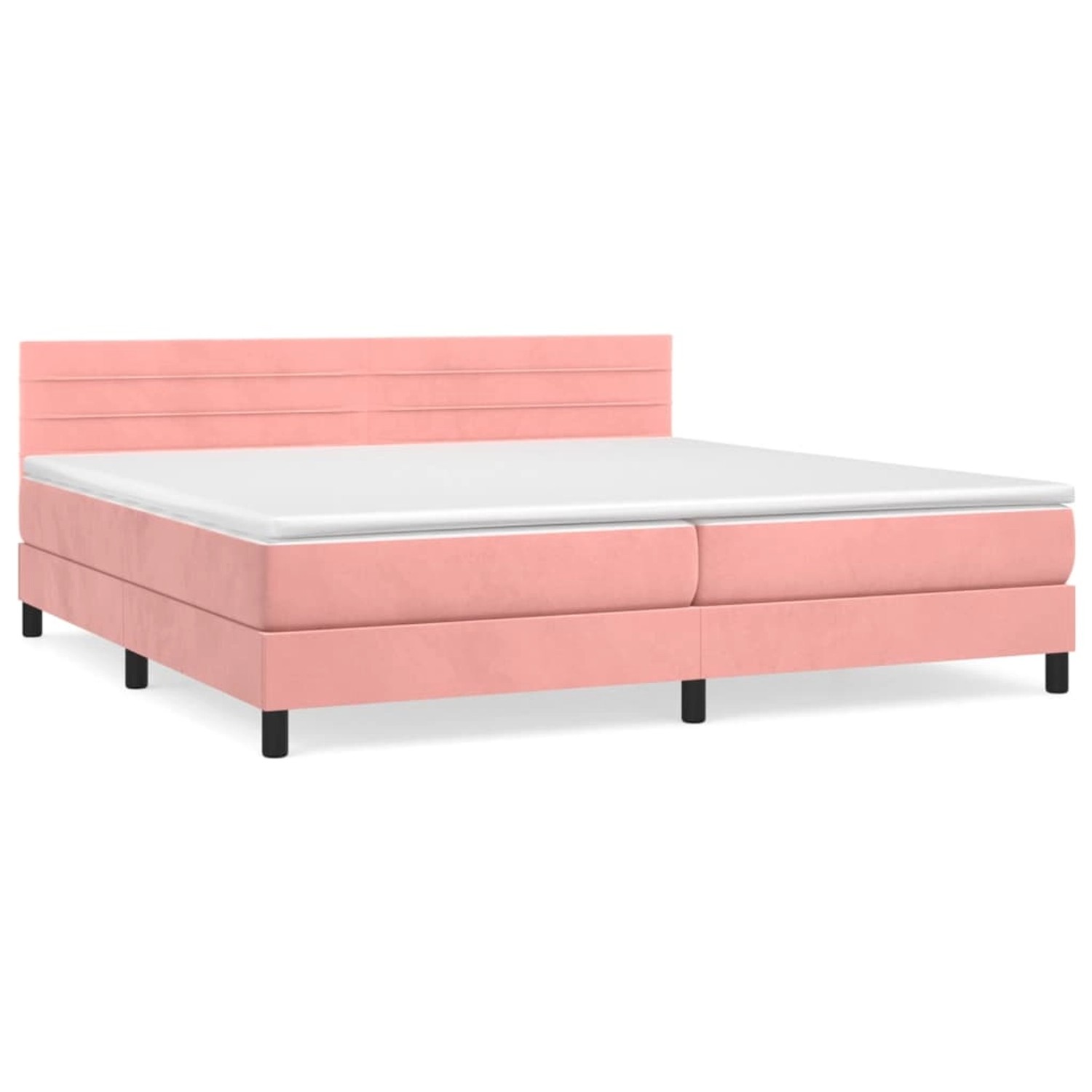 vidaXL Boxspringbett mit Matratze Rosa 200x200 cm Samt1349978 vidaXL Boxspringbett mit Matratze Rosa 200x200 cm Samt1349978 von VIDAXL