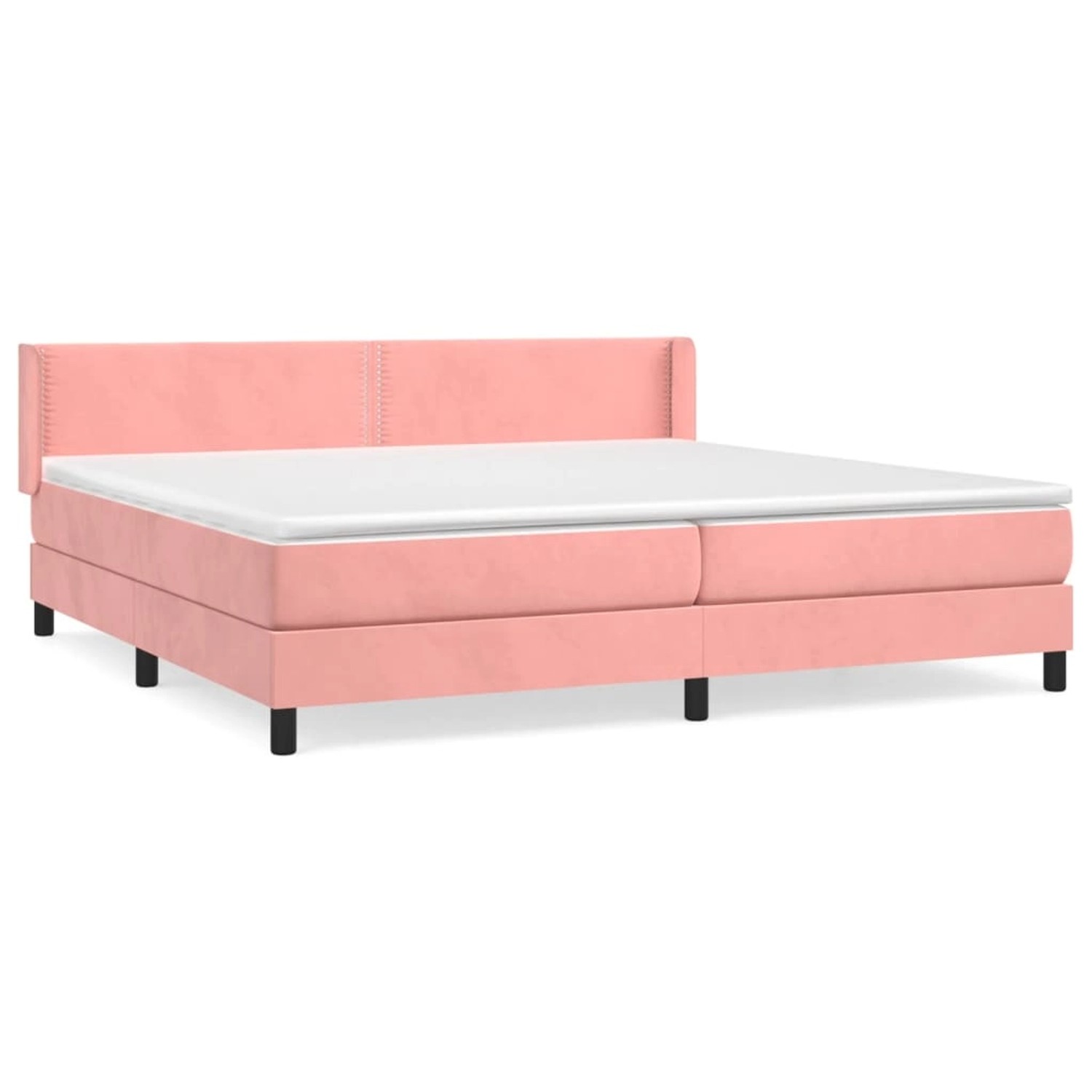 vidaXL Boxspringbett mit Matratze Rosa 200x200 cm Samt1376587 vidaXL Boxspringbett mit Matratze Rosa 200x200 cm Samt1376587 von VIDAXL