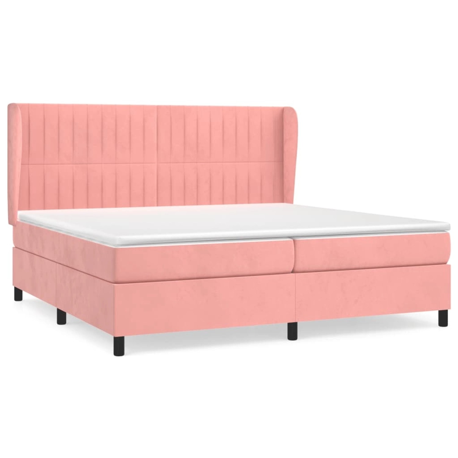 vidaXL Boxspringbett mit Matratze Rosa 200x200 cm Samt1469379 vidaXL Boxspringbett mit Matratze Rosa 200x200 cm Samt1469379 von VIDAXL