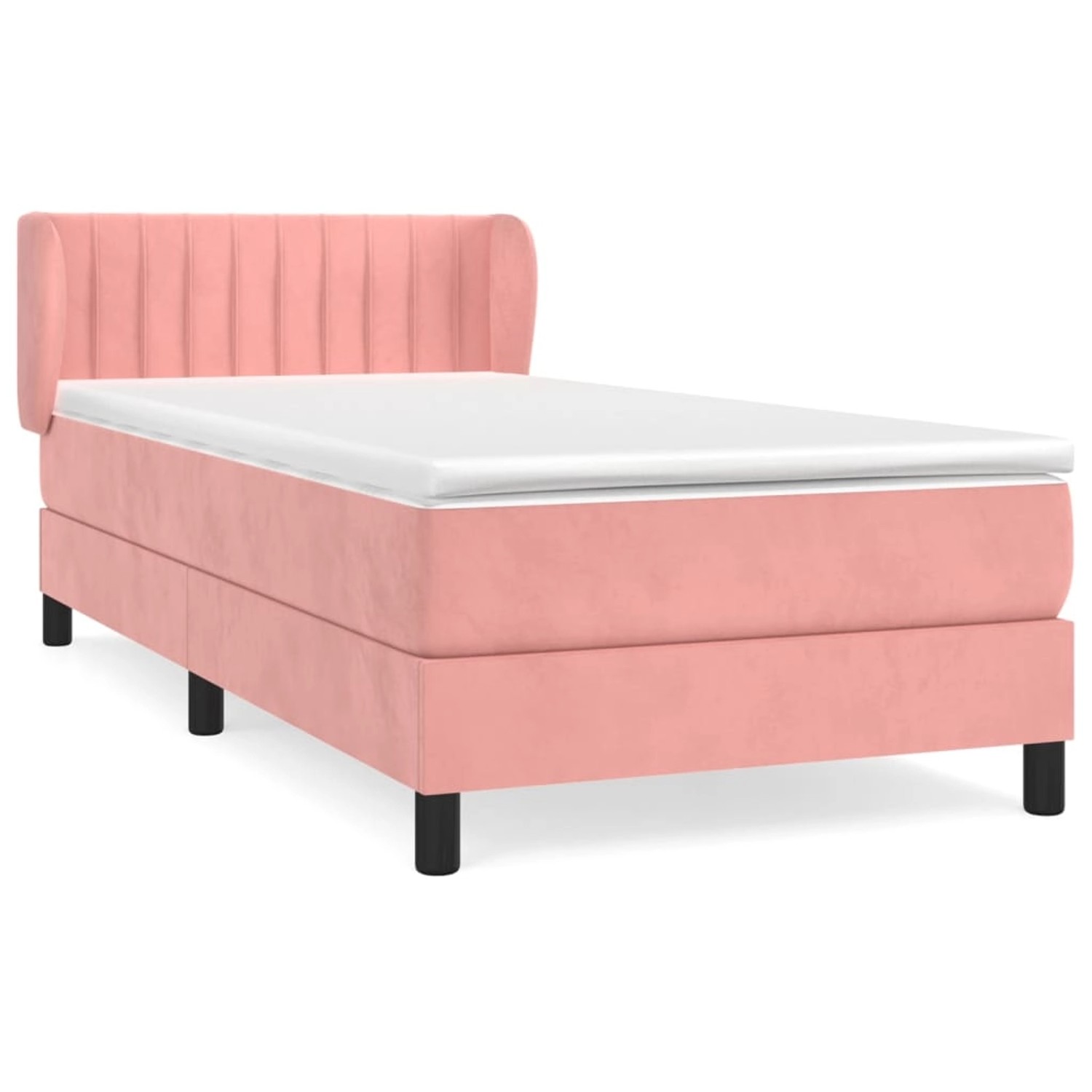 vidaXL Boxspringbett mit Matratze Rosa 90x200 cm Samt1469247 vidaXL Boxspringbett mit Matratze Rosa 90x200 cm Samt1469247 von VIDAXL