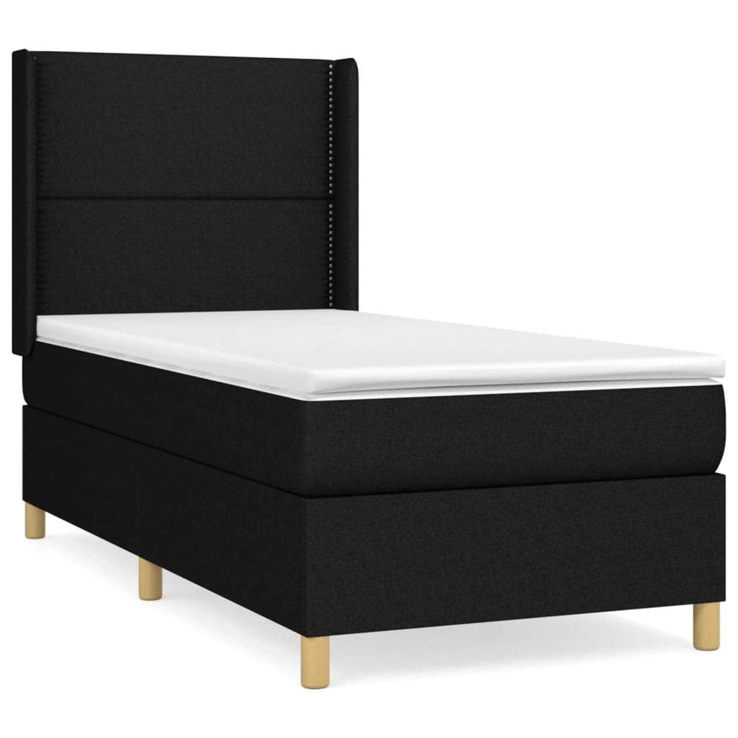 vidaXL Boxspringbett mit Matratze Schwarz 100x200 cm Stoff1380113 vidaXL Boxspringbett mit Matratze Schwarz 100x200 cm Stoff1380113 von VIDAXL