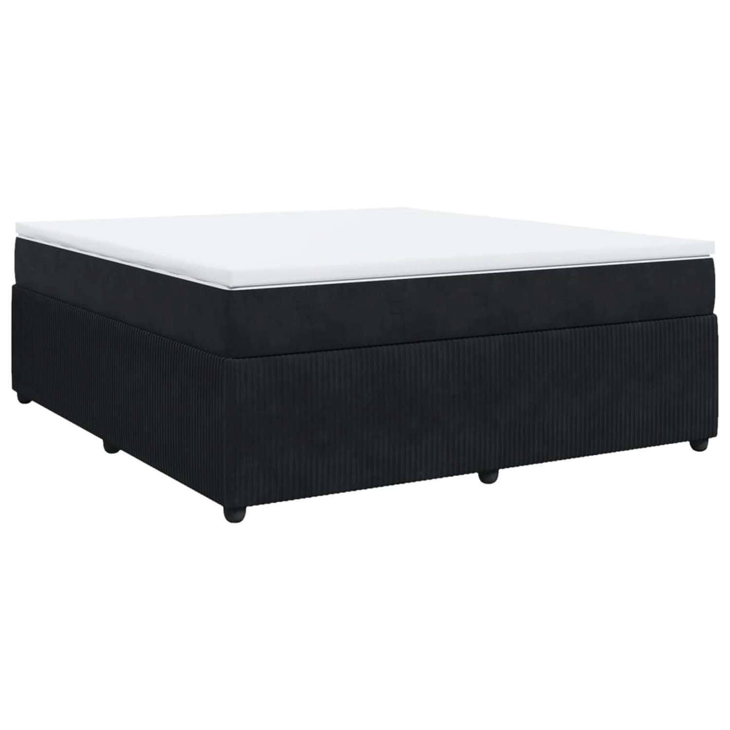 vidaXL Boxspringbett mit Matratze Schwarz 180x200 cm Samt2103982 vidaXL Boxspringbett mit Matratze Schwarz 180x200 cm Samt2103982 von VIDAXL