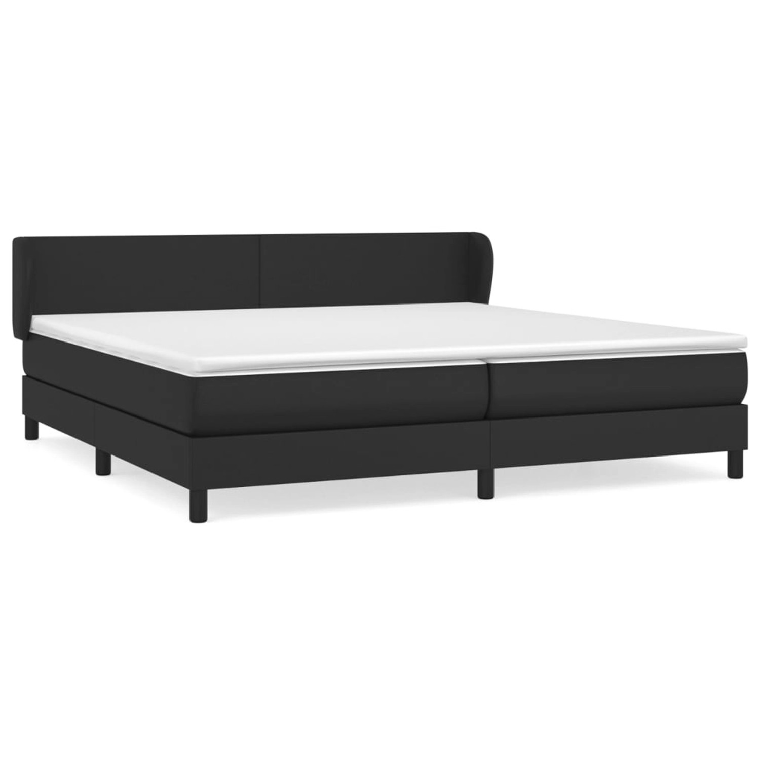 vidaXL Boxspringbett mit Matratze Schwarz 200x200 cm Kunstleder 3127211 vidaXL Boxspringbett mit Matratze Schwarz 200x200 cm Kunstleder 3127211 von VIDAXL