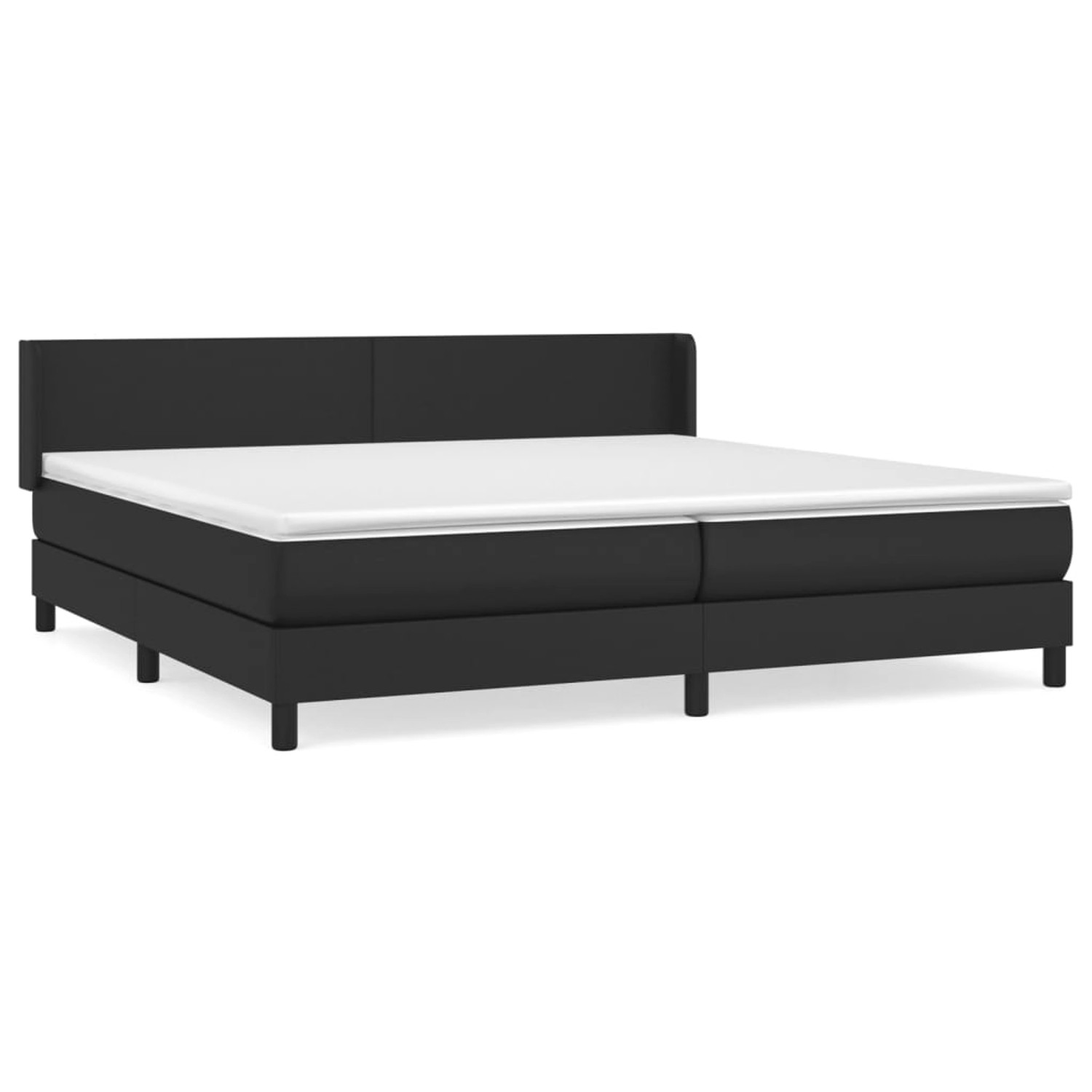 vidaXL Boxspringbett mit Matratze Schwarz 200x200 cm Kunstleder1389428 vidaXL Boxspringbett mit Matratze Schwarz 200x200 cm Kunstleder1389428 von VIDAXL