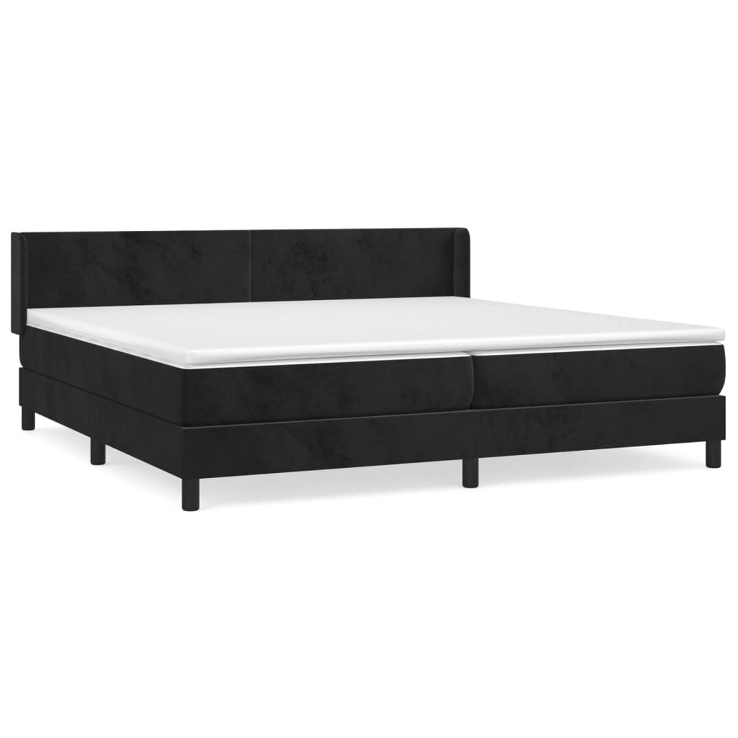 vidaXL Boxspringbett mit Matratze Schwarz 200x200 cm Samt1376512 vidaXL Boxspringbett mit Matratze Schwarz 200x200 cm Samt1376512 von VIDAXL