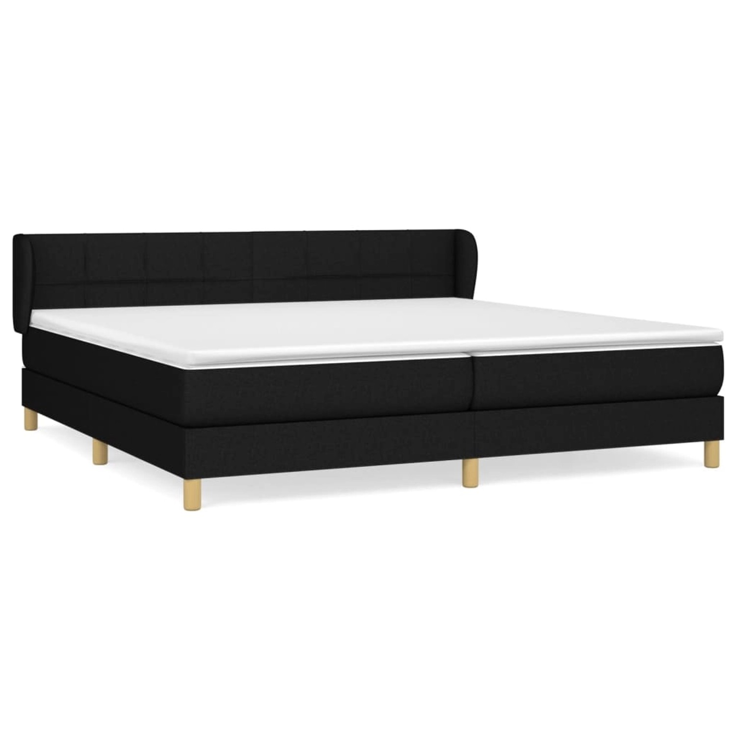 vidaXL Boxspringbett mit Matratze Schwarz 200x200 cm Stoff1372239 vidaXL Boxspringbett mit Matratze Schwarz 200x200 cm Stoff1372239 von VIDAXL