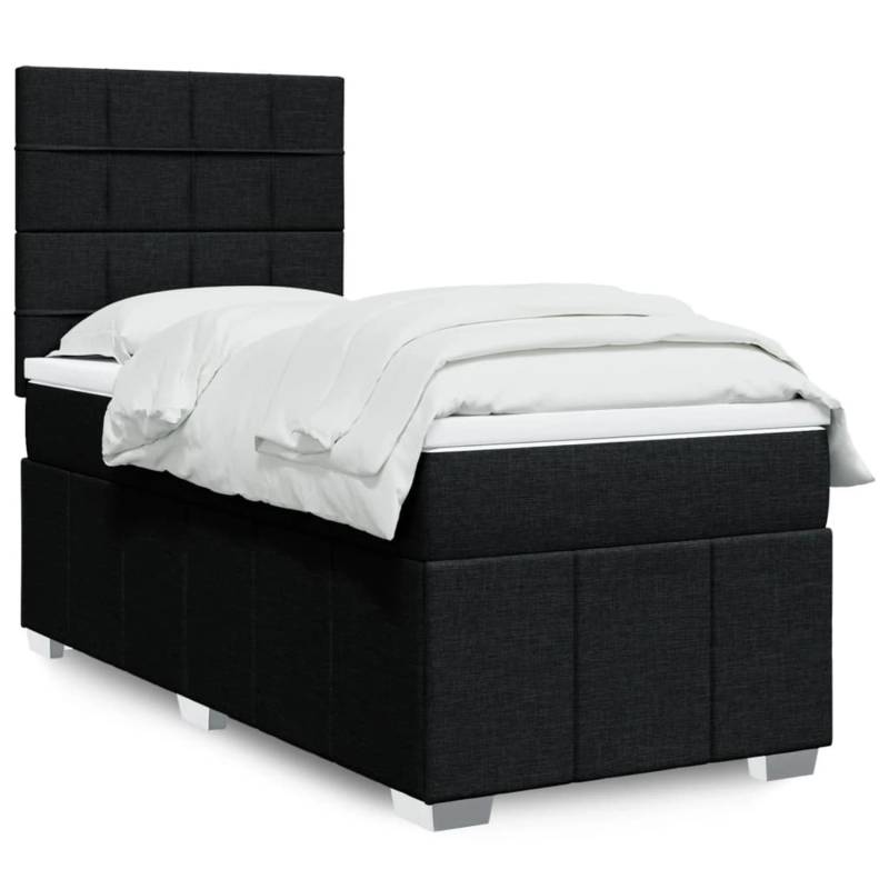 vidaXL Boxspringbett mit Matratze Schwarz 90x190 cm Stoff 3293825 vidaXL Boxspringbett mit Matratze Schwarz 90x190 cm Stoff 3293825 von VIDAXL