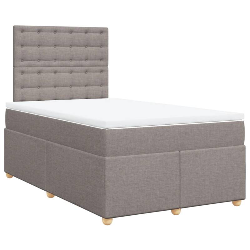 vidaXL Boxspringbett mit Matratze Taupe 120x190 cm Stoff 3291237 vidaXL Boxspringbett mit Matratze Taupe 120x190 cm Stoff 3291237 von VIDAXL
