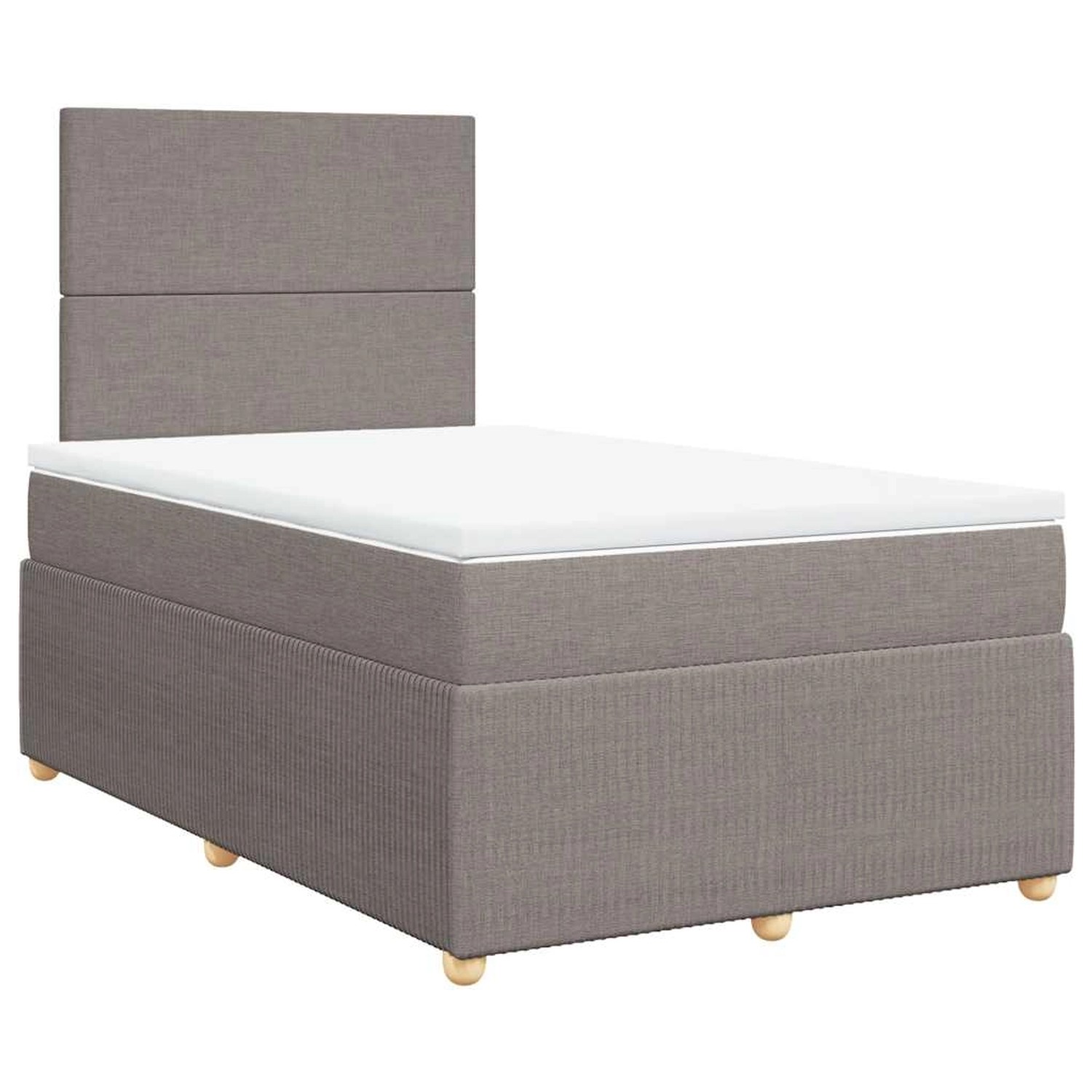 vidaXL Boxspringbett mit Matratze Taupe 120x190 cm Stoff 3291992 vidaXL Boxspringbett mit Matratze Taupe 120x190 cm Stoff 3291992 von VIDAXL