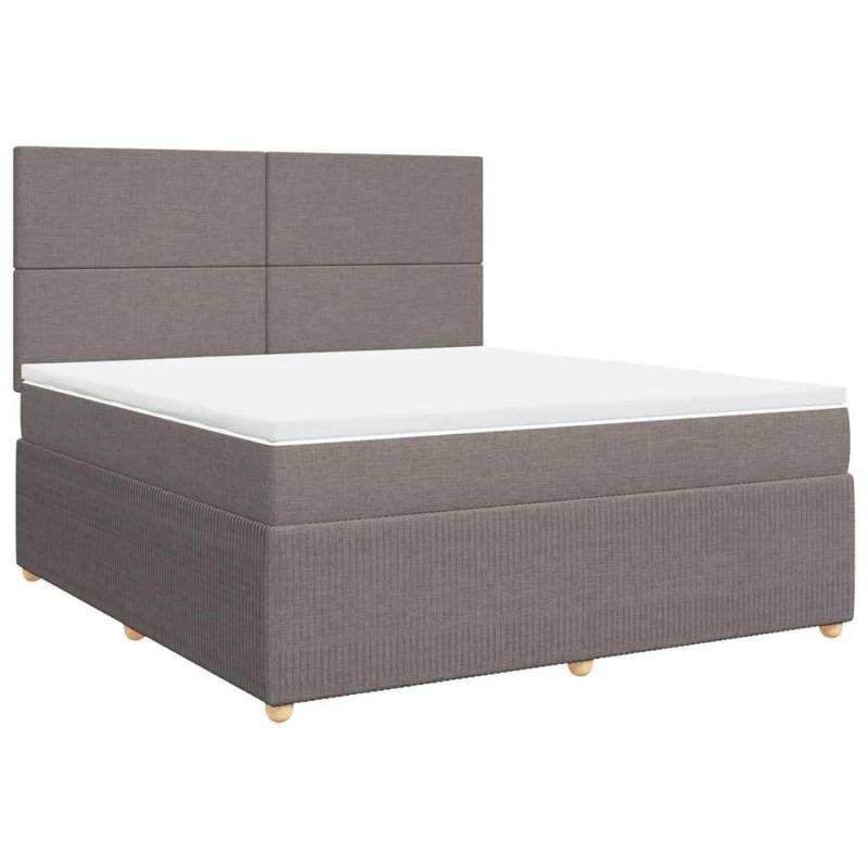 vidaXL Boxspringbett mit Matratze Taupe 180x200 cm Stoff 3292132 vidaXL Boxspringbett mit Matratze Taupe 180x200 cm Stoff 3292132 von VIDAXL