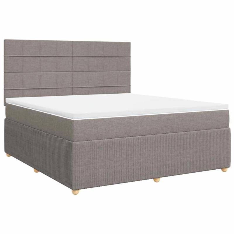 vidaXL Boxspringbett mit Matratze Taupe 180x200 cm Stoff 3292139 vidaXL Boxspringbett mit Matratze Taupe 180x200 cm Stoff 3292139 von VIDAXL