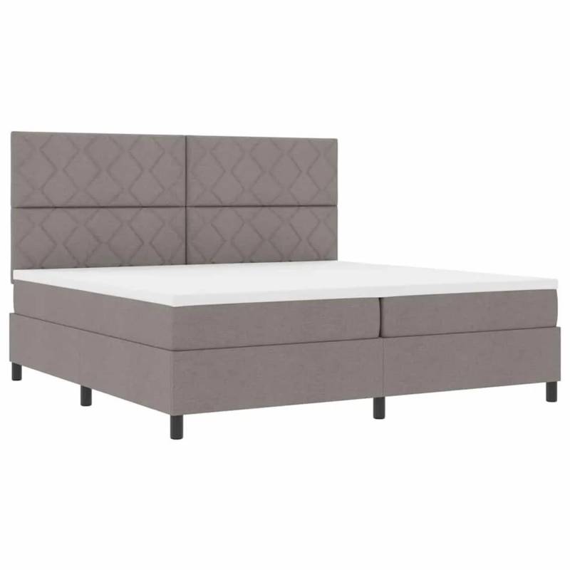 vidaXL Boxspringbett mit Matratze Taupe 200 x 200 cm Stoff 3339494 vidaXL Boxspringbett mit Matratze Taupe 200 x 200 cm Stoff 3339494 von VIDAXL