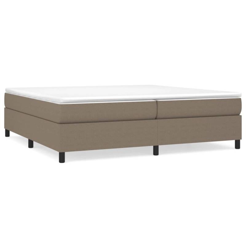 vidaXL Boxspringbett mit Matratze Taupe 200x200 cm Stoff 3144451 vidaXL Boxspringbett mit Matratze Taupe 200x200 cm Stoff 3144451 von VIDAXL