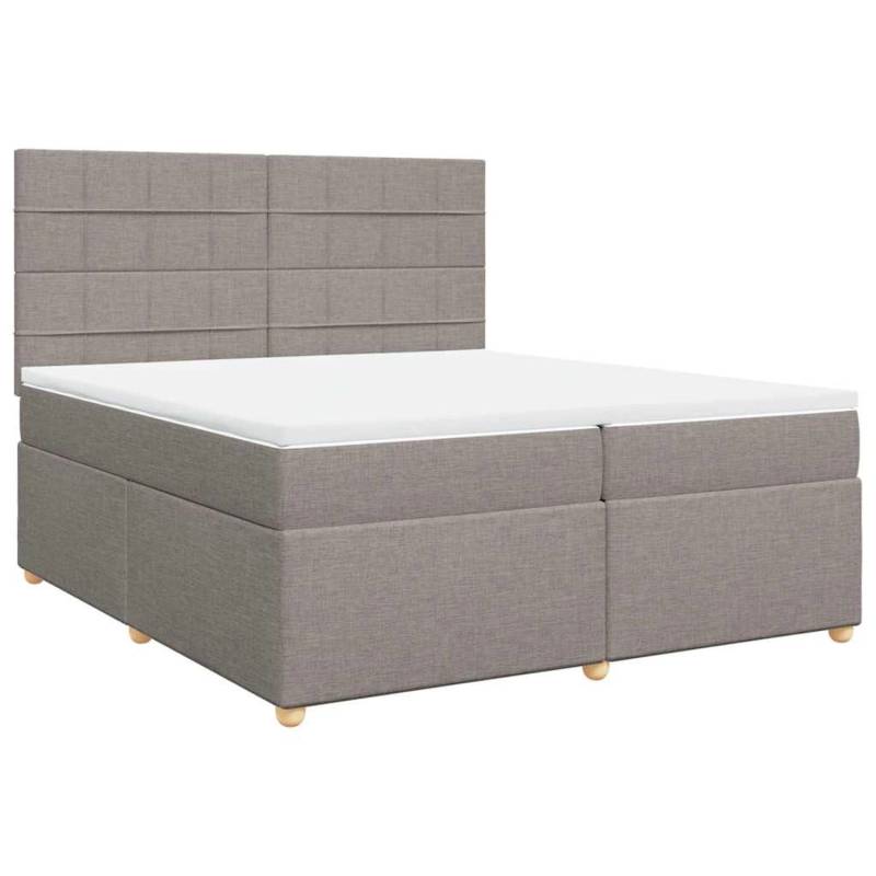 vidaXL Boxspringbett mit Matratze Taupe 200x200 cm Stoff 3291391 vidaXL Boxspringbett mit Matratze Taupe 200x200 cm Stoff 3291391 von VIDAXL