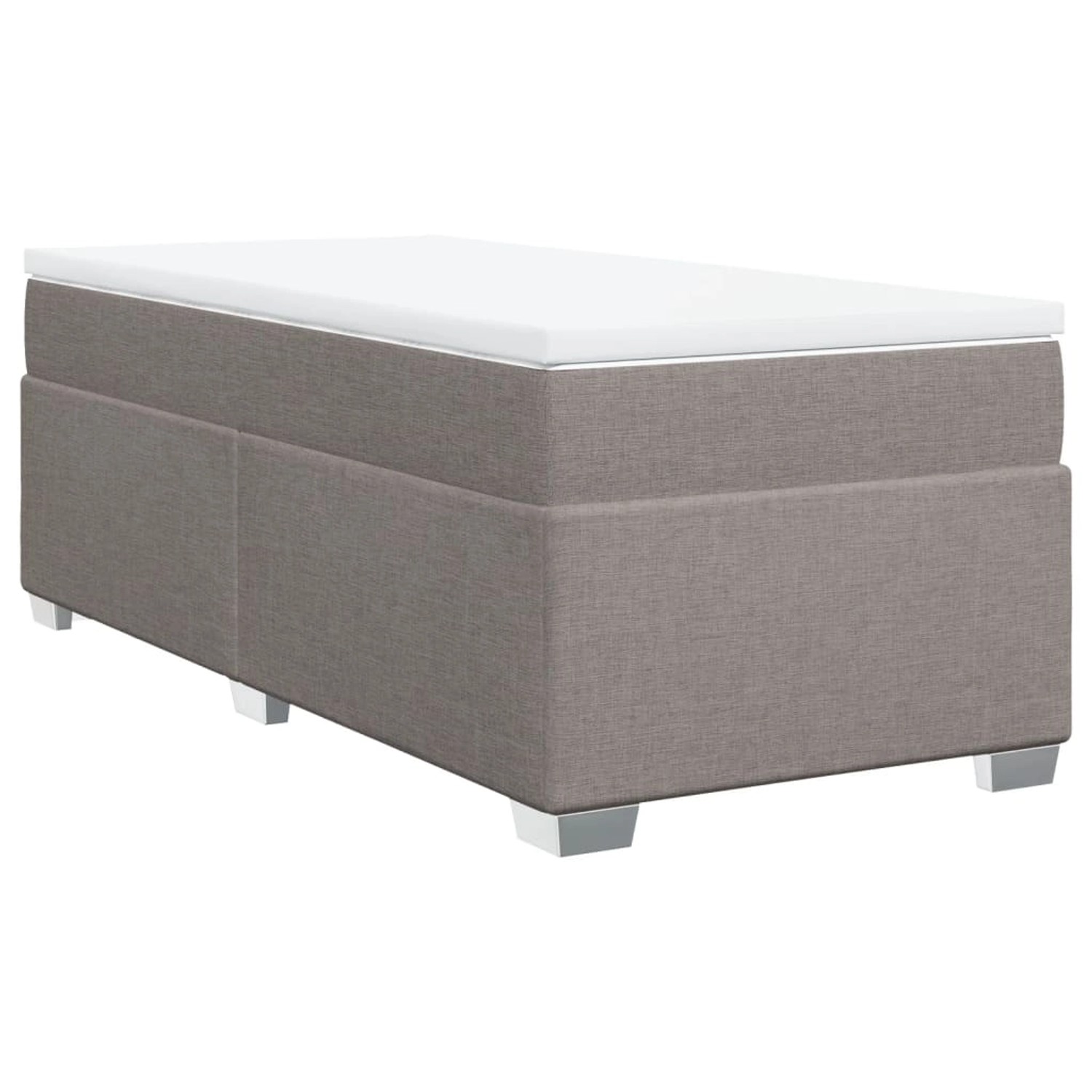 vidaXL Boxspringbett mit Matratze Taupe 80x200 cm Stoff2100950 vidaXL Boxspringbett mit Matratze Taupe 80x200 cm Stoff2100950 von VIDAXL