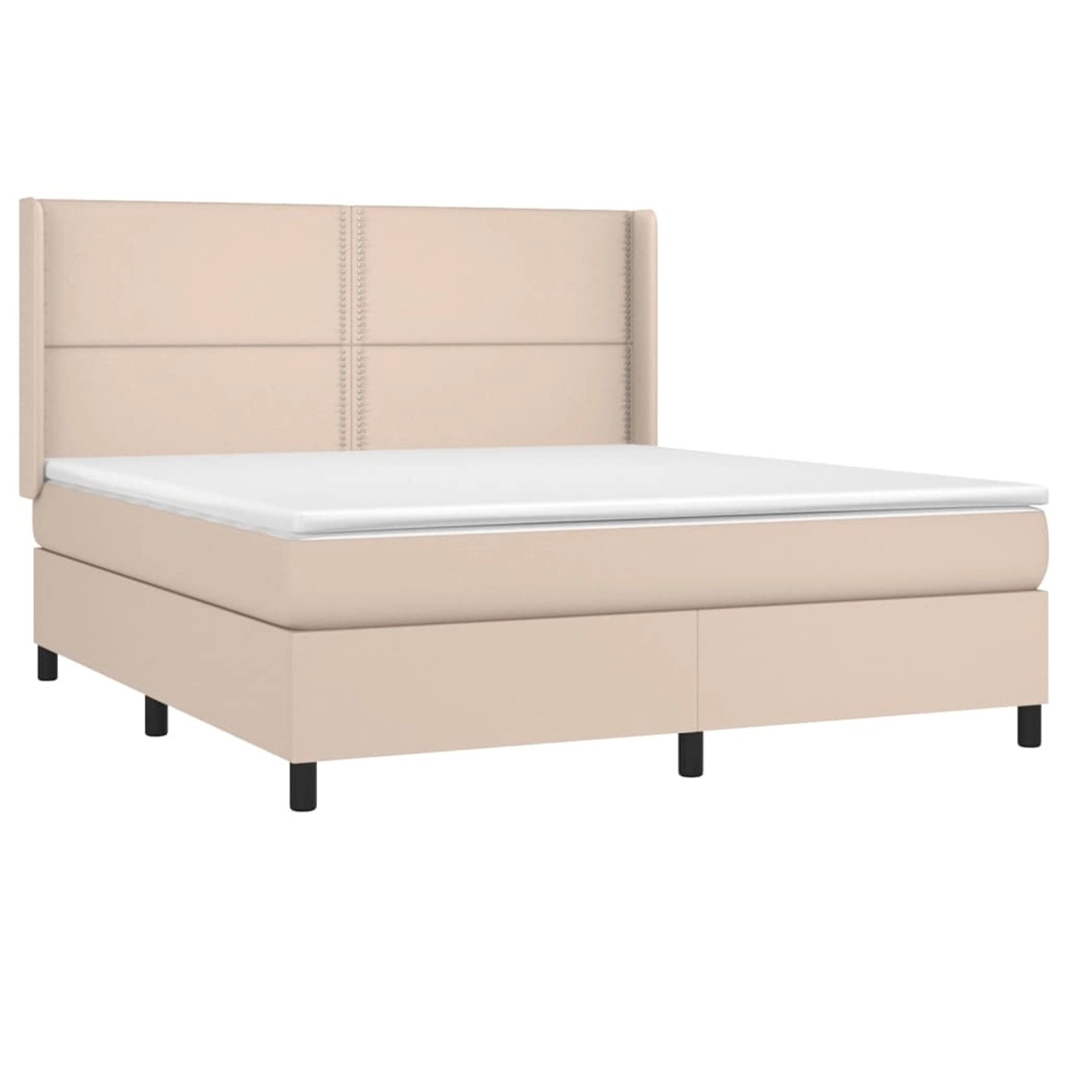 vidaXL Boxspringbett mit Matratze & LED Cappuccino-Braun 180x200cm 3139342 vidaXL Boxspringbett mit Matratze & LED Cappuccino-Braun 180x200cm 3139342 von VIDAXL