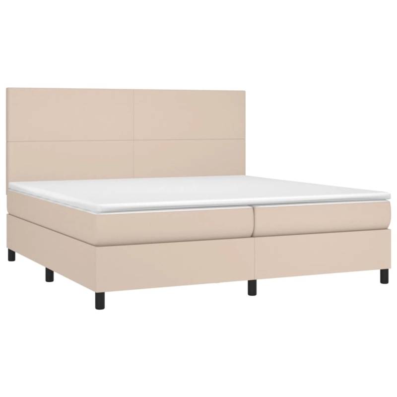 vidaXL Boxspringbett mit Matratze & LED Cappuccino-Braun 200x200cm 3135848 vidaXL Boxspringbett mit Matratze & LED Cappuccino-Braun 200x200cm 3135848 von VIDAXL