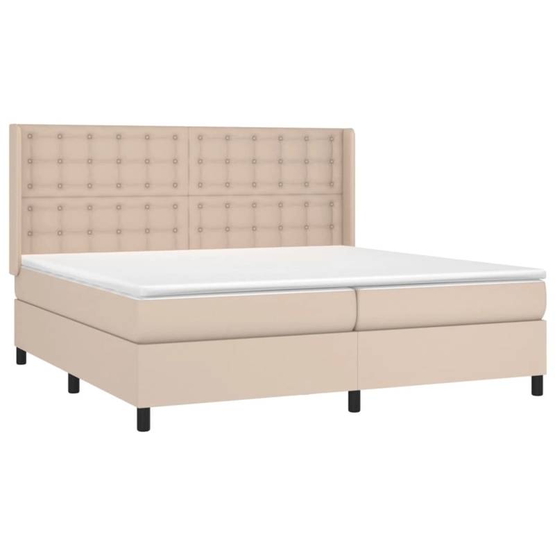 vidaXL Boxspringbett mit Matratze & LED Cappuccino-Braun 200x200cm 3139408 vidaXL Boxspringbett mit Matratze & LED Cappuccino-Braun 200x200cm 3139408 von VIDAXL