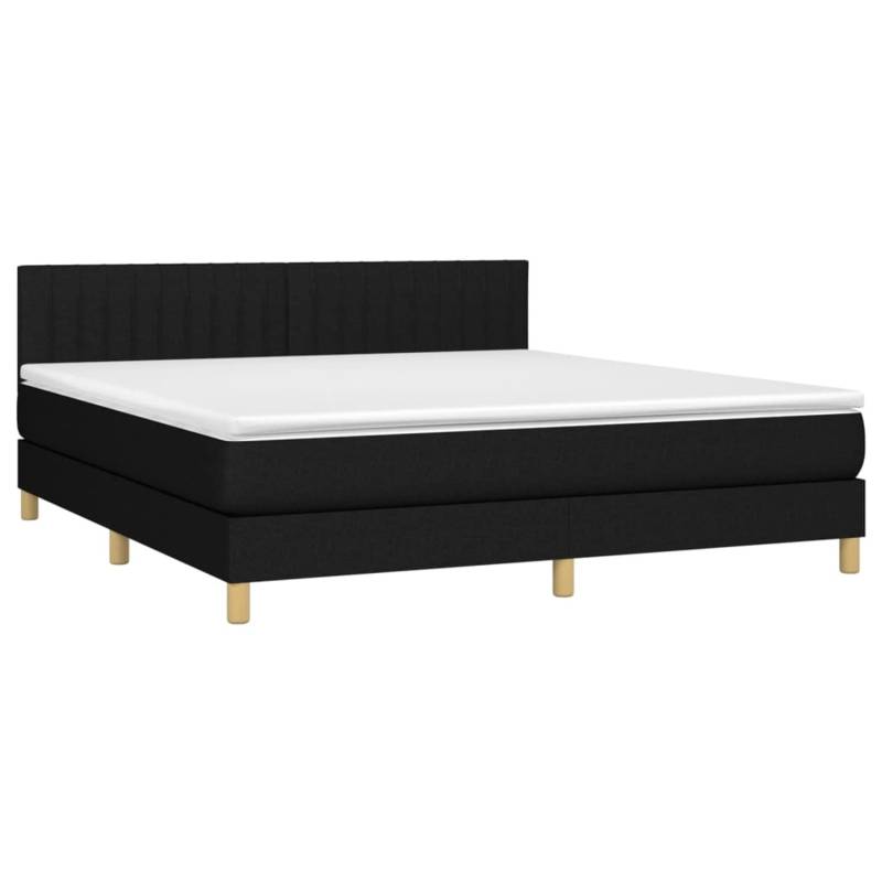 vidaXL Boxspringbett mit Matratze & LED Schwarz 180x200 cm Stoff 3133895 vidaXL Boxspringbett mit Matratze & LED Schwarz 180x200 cm Stoff 3133895 von VIDAXL