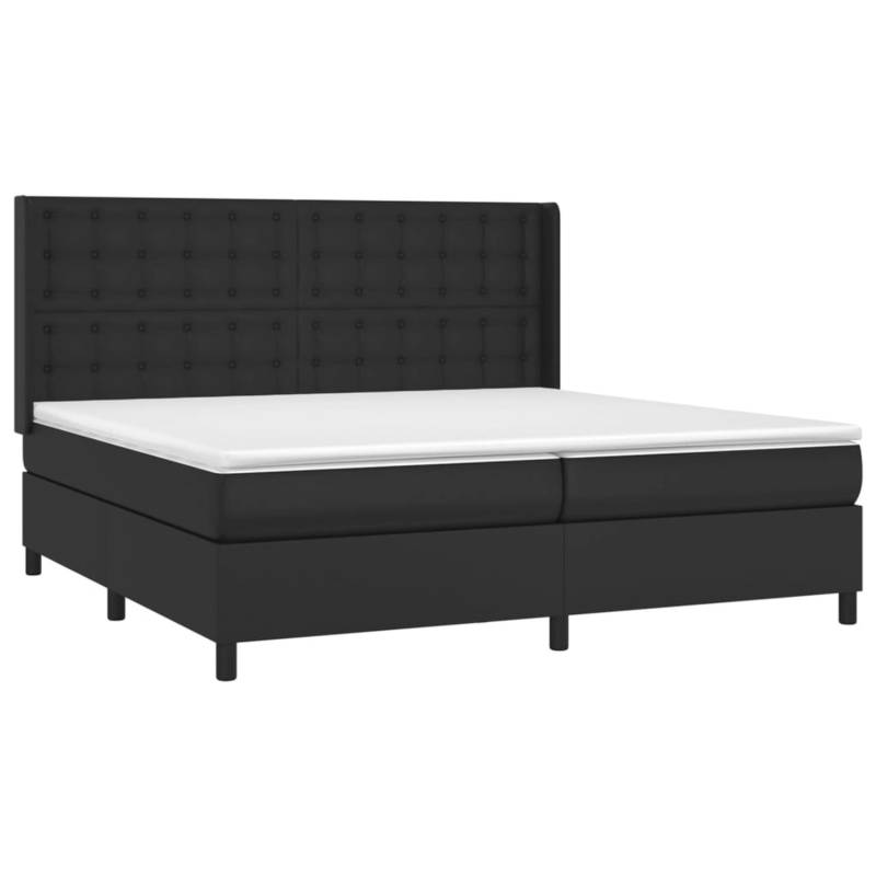 vidaXL Boxspringbett mit Matratze & LED Schwarz 200x200 cm Kunstleder 3139403 vidaXL Boxspringbett mit Matratze & LED Schwarz 200x200 cm Kunstleder 3139403 von VIDAXL