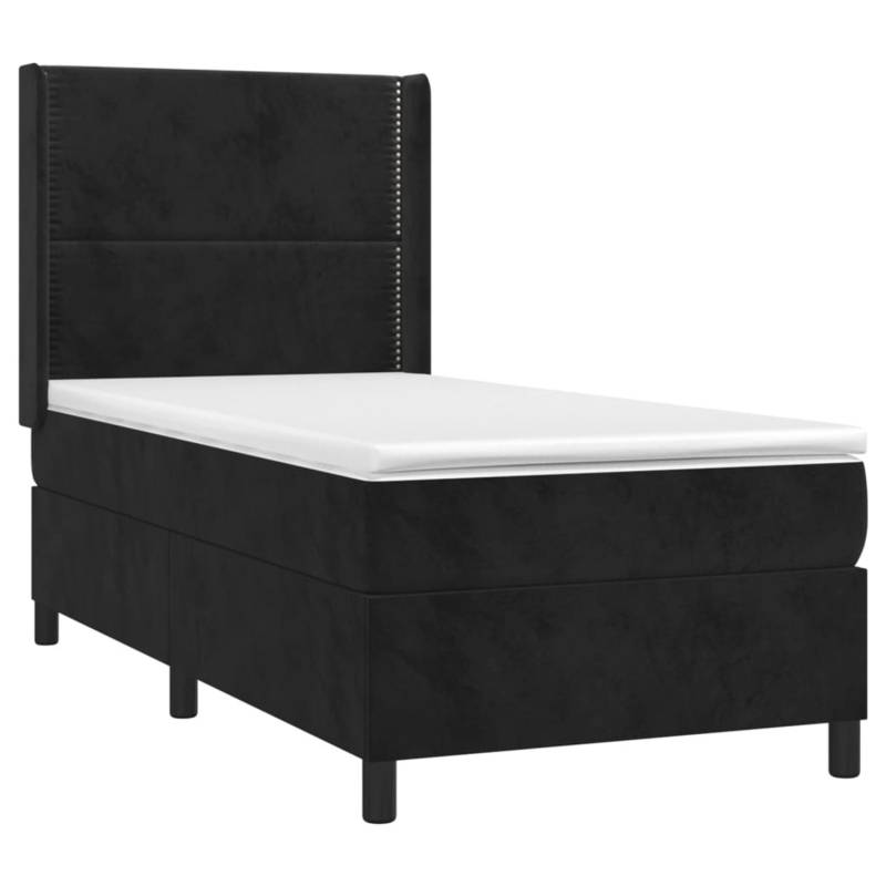 vidaXL Boxspringbett mit Matratze & LED Schwarz 80x200 cm Samt 3139471 vidaXL Boxspringbett mit Matratze & LED Schwarz 80x200 cm Samt 3139471 von VIDAXL