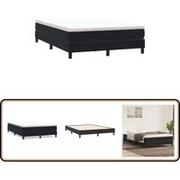 vidaXL Boxspringbett ohne Matratze Schwarz 140x210 cm Samt vidaXL Boxspringbett ohne Matratze Schwarz 140x210 cm Samt von VIDAXL