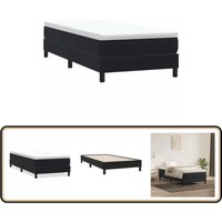 vidaXL Boxspringbett ohne Matratze Schwarz 80x210 cm Samt vidaXL Boxspringbett ohne Matratze Schwarz 80x210 cm Samt von VIDAXL