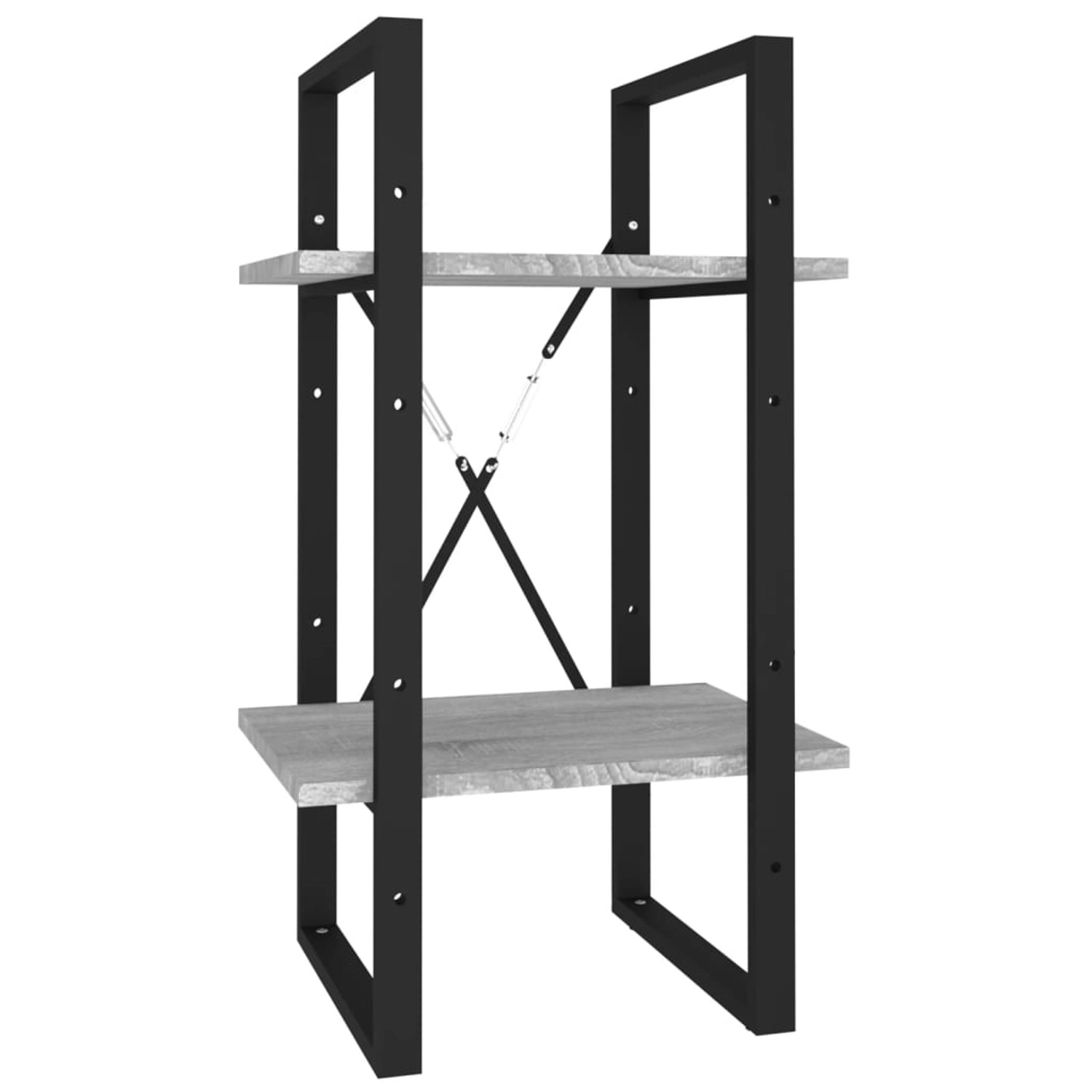 VidaXL Bücherregal 2 Fächer Grau Sonoma 40x30x70 cm Holzwerkstoff VidaXL Bücherregal 2 Fächer Grau Sonoma 40x30x70 cm Holzwerkstoff von VIDAXL