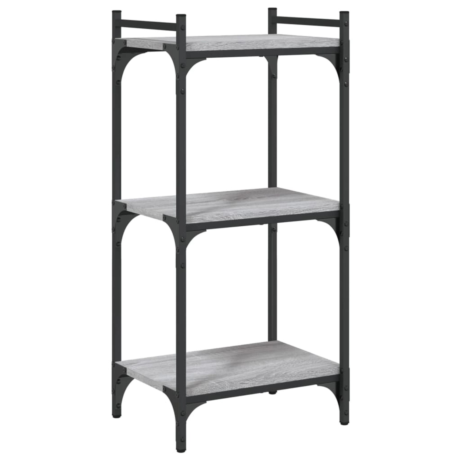 VidaXL Bücherregal 3 Böden Grau Sonoma 40x30x86 cm Holzwerkstoff VidaXL Bücherregal 3 Böden Grau Sonoma 40x30x86 cm Holzwerkstoff von VIDAXL