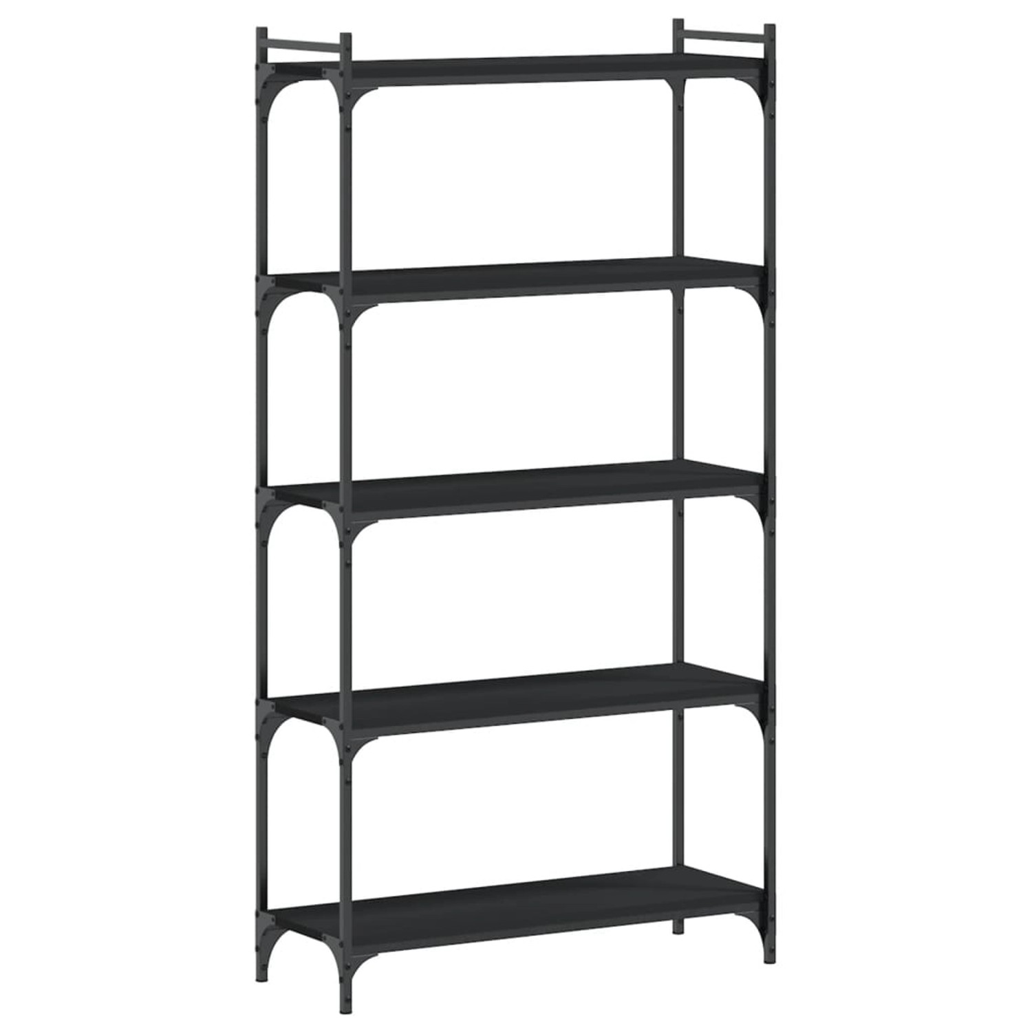 VidaXL Bücherregal 5 Böden Schwarz 80x30x154 cm Holzwerkstoff VidaXL Bücherregal 5 Böden Schwarz 80x30x154 cm Holzwerkstoff von VIDAXL