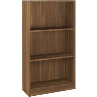 Bonnevie - Bücherregal,Standregal Braun Eiche 60x24x109 cm Holzwerkstoff vidaXL von BONNEVIE